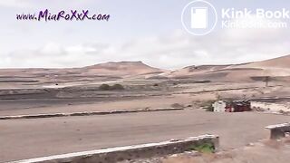 Pooping in an abandoned building in the desert