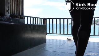DominaNasty on holiday trailer