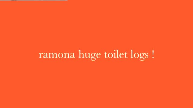 Ramona Huge Toilet Logs