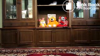 Pretty brunette's small shit