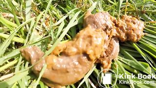 Poop in the field