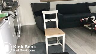 on a chair