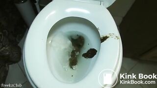 Two big shits from a big-booty black girl