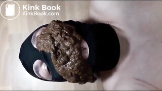 Slave gets wet shit