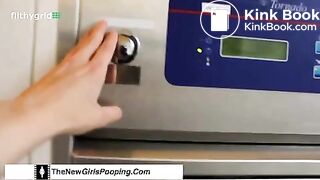 Brunette Girl Poops 2