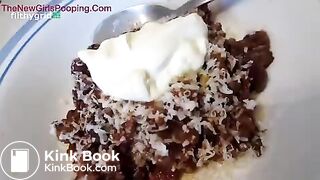 Brunette Girl Poops 5