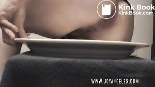 Mila Perlman's big poop on a plate