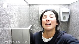 Brunette Girl Poops