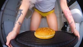Sloppy shit burger