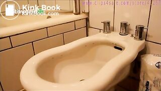Brunette Girl Poops 9