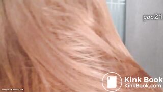 Amazing teen panty poop