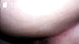 Hairy milf shitting in the toilet