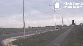 piss and poop at the roadside