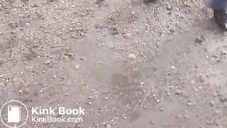 piss and poop at the roadside