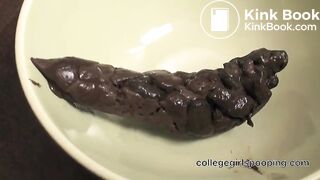 Demi drops a big hard turd