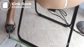 Carla lets loose on the floor