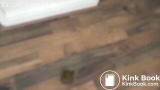 Standing White Stockings Poop