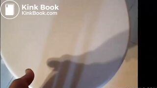 Girl with beautiful big ass pooping