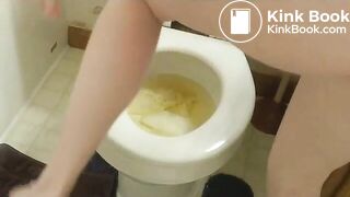 Gabbay's big toilet poop