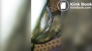 Happy loving scat couple