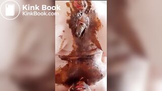 LINASCAT FORCED SHITTING scat girl on twitter compilation