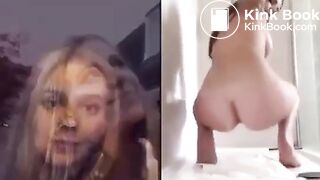 NICE & NAUGHTY Shit Bitch BECKY! side by side