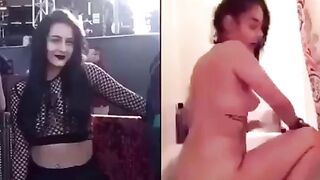 NICE & NAUGHTY SECRET SCAT GOTH! side by side