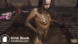 Aiyana completely covered in shit Queen of the dung 2 teaser