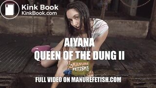 Aiyana completely covered in shit Queen of the dung 2 teaser