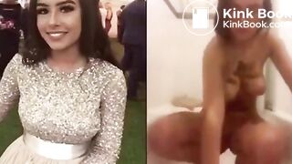 NICE & NAUGHTY SCAT SLUT SARAH! side by side