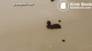 Gabbay poops in her bathtub