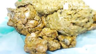 massive shit from girl asshole