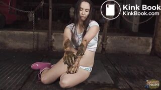 Aiyana Queen of the dung 2 - Girl masturbates in cowshit - third teaser