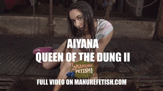 Aiyana Queen of the dung 2 - Girl masturbates in cowshit - third teaser
