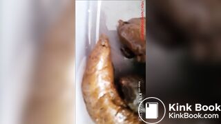 Woman shit closer view