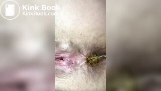 Perfect ass, huge mound of shit