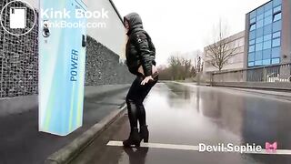 Wet poop on a wet day