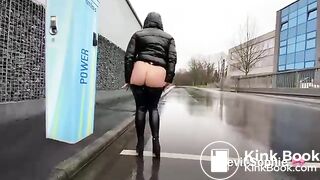 Wet poop on a wet day
