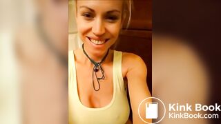 beautiful woman shitting