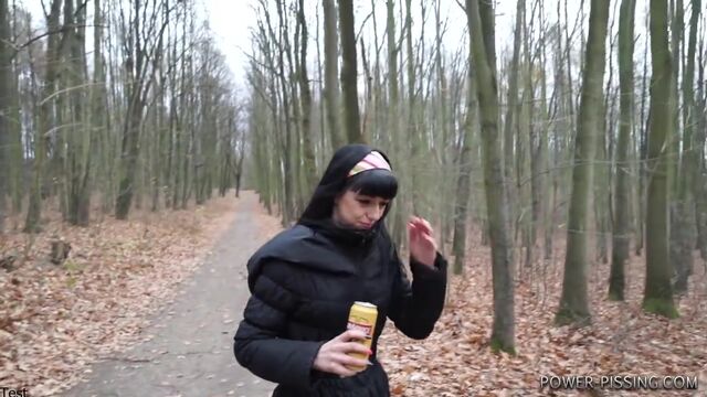 Pissing and pooping in the forest
