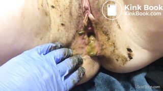 Shit inside her pussy fuck creampie