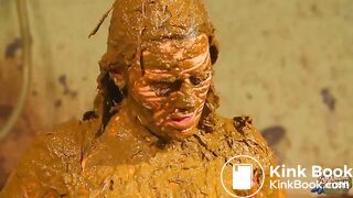 Betty completely covered in cowshit