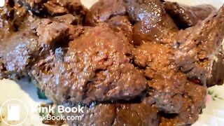 A huge thick poop
