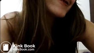 Pee and poop on white tiled floor