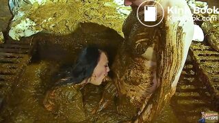 Betty and Frankys Cowshit Adventure - Blowjob in the manure channel