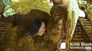 Betty and Frankys Cowshit Adventure - Blowjob in the manure channel