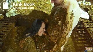 Betty and Frankys Cowshit Adventure - Blowjob in the manure channel