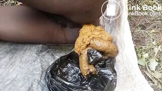 Biggest pile of poop from ebony goddess