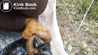 Biggest pile of poop from ebony goddess