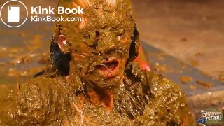 Betty has her whole face covered with cowshit